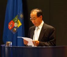 Embajador de Corea en Chile, Sr. Yim Chang-soon.