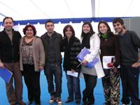 Académicos del Área de Salud Pública recorrieron la Feria Saludable junto a todos los alumnos del curso.