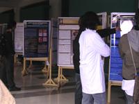 La exhibición de Poster fue muy visitada por estudiantes y académicos de la Facultad de Odontología.