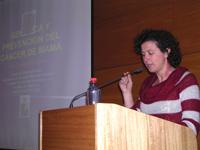 La Dra. Marcela Hernández fue la encargada de presentar la V versión de los Coloquios.