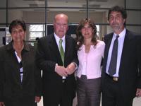 En la ocasión, el Dr. Francisco Queirolo fue acompañado por su familia.
