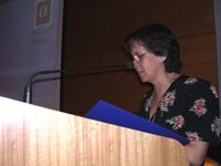 Prof. Marta Gajardo, Directora de Extensión de la Facultad de Odontología.