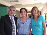 Dr. Guillermo Moreno, Javiera Moreno Fluxá y Dra. Lucía Fluxá.