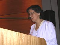 Prof. Marta Gajardo, Directora de Extensión valoró el compromiso de los profesores de Chile para tomar el Curso de Verano.