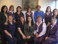 10 funcionarias de la Clínica Odontológica Universidad de Chile participaron en la capacitación.