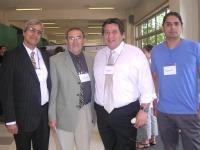 Prof. Cristian  Peñafiel, Dr. Luis Godoy, Dr. Román Carlos, Dr. Enrico Escobar