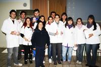 Delegación de estudiantes de Odontología de la U. de Chile