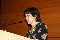 Prof. Marta Gajardo, Directora de Extensión de la Facultad de Odontología