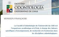 Web de Odontología en inglés y francés