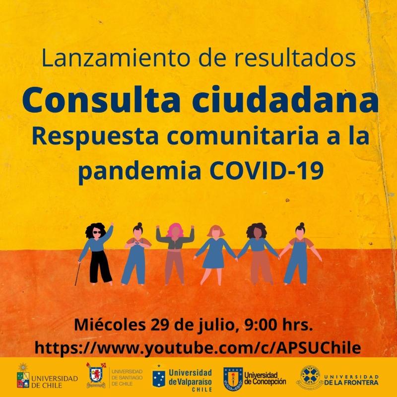 Invitación Lanzamiento resultados¿Respuesta Comunitaria a la Pandemia"
