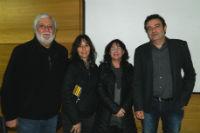 Prof. Carlos Madariaga, Pamela Eguiguren, Ana María Oyarce y Ángel Martínez.
