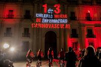 Lanzamiento campaña Mujeres en Rojo en el Palacio de la Moneda.