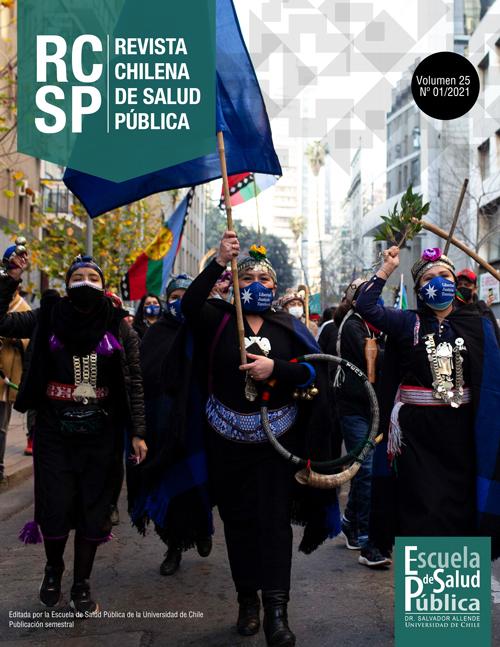 Portada Revista: Cientos de mapuches marchan por las calles del centro de Santiago, acompañando a los constituyentes electos de los pueblos originarios. Eric Allende | Migrar Photo