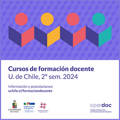 Cursos de Formación Docente  de la Universidad de Chile 2do semestre 2024
