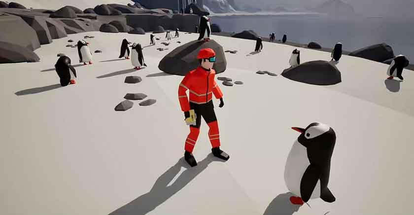 “Metaverso Antártico”: Videojuego invita a explorar el continente helado una década hacia el futuro