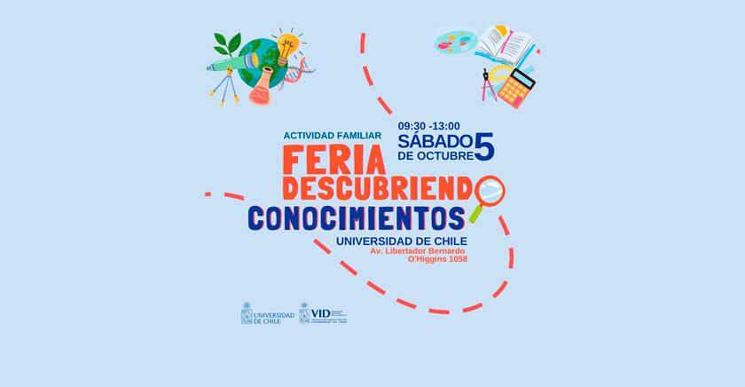 U. de Chile invita a niños, niñas y jóvenes a sumergirse en la ciencia en la Feria Descubriendo Conocimientos