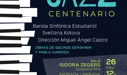 Departamento de Música de la U. Chile conmemora los 100 años del jazz en Chile.