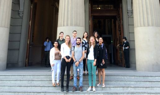 Estudiantes de intercambio visitaron la Corte Suprema