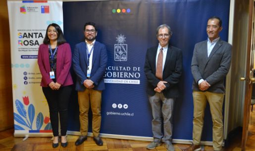 Facultad de Gobierno y SLEP Santa Rosa firman convenio de colaboración mutua