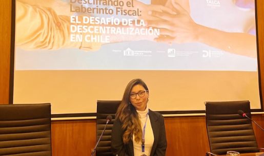 Estudiante de Magíster en Gobierno y Gerencia Pública presentó AFE en la Universidad de Talca