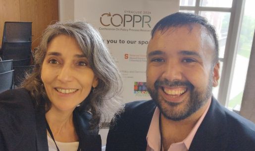 Cecilia Osorio y Nicolás Didier asisten a COPPR24 en la Universidad de Syracuse
