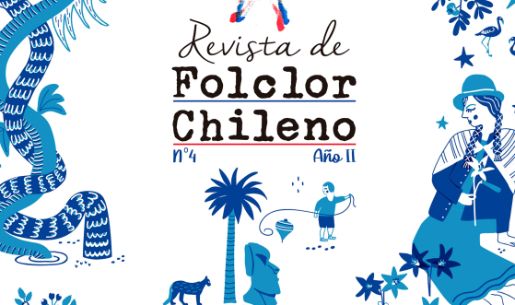 Afiche de la cuarta versión de la Revista de Folclor Chileno