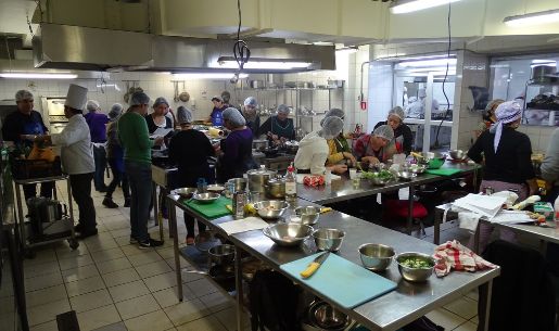 Participantes del Curso Cocina Internacional y Vegetariana