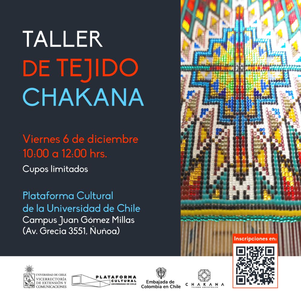 Taller Tejido Chakana en Plataforma Cultural