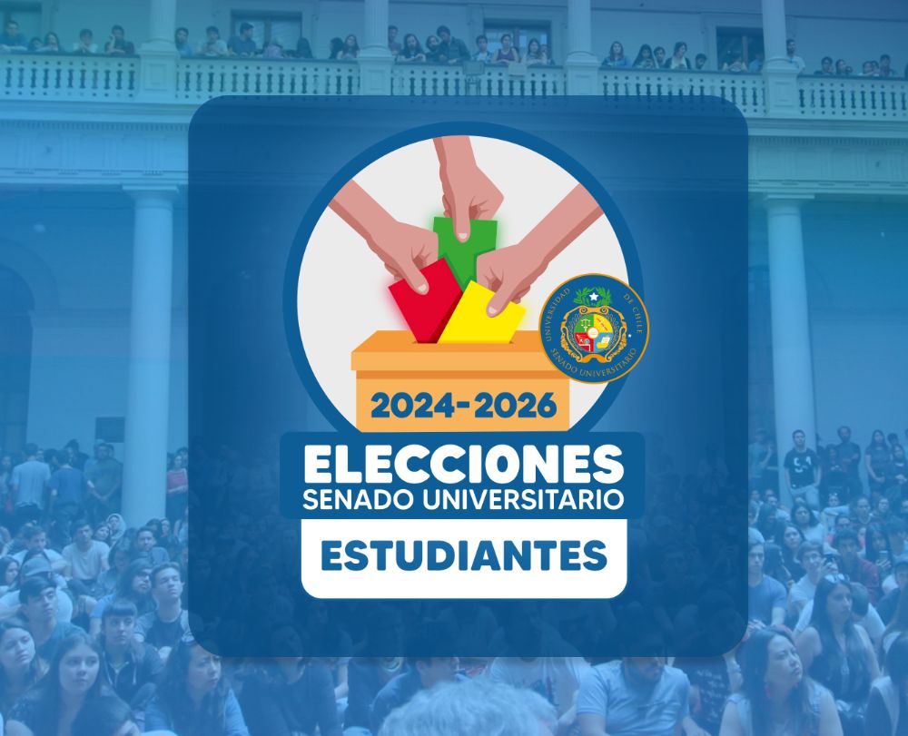 U. de Chile escogió a los/as senadores/as estudiantiles 2024-2026