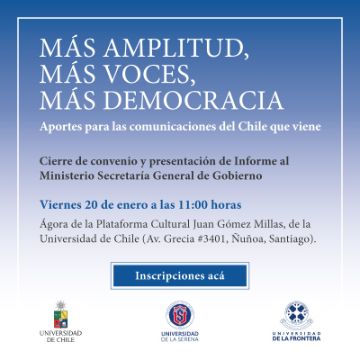 Más amplitud, más voces, más democracia