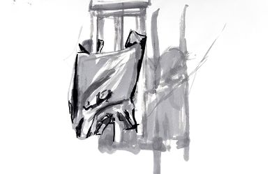 Marta Salazar Becerra - Dibujo lápiz sobre papel, 38.5x56cm. 2016