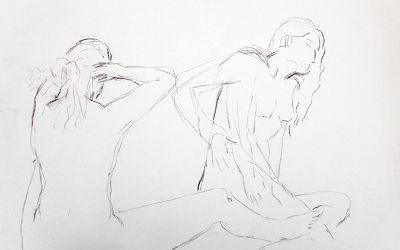 Marta Salazar Becerra - Dibujo lápiz sobre papel, 38.5x56cm. 2016