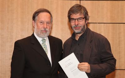 El académico Jaime Díaz Bonilla, quien se adjudicó el Concurso de Ayudas a la Investigación 2012 de Fundación Mapfre-España.
