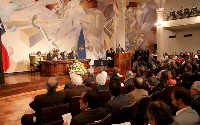 Conmemoración de los 173 años de la Universidad de Chile