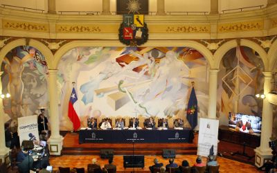 Debate presidencial en la U. de Chile