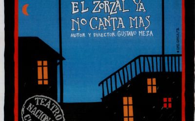 "El Zorzal ya no canta más", montaje del Teatro Nacional Chileno del año 1996. 