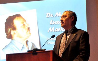 Universidad de Chile rindió homenaje al profesor Mario Luxoro