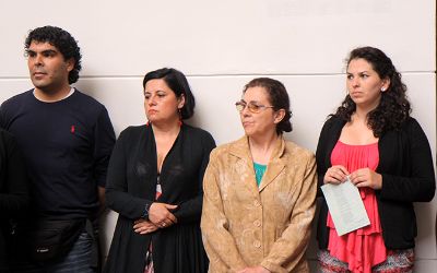 Profesores del Liceo Bicentenario Teresa Prats visitaron muestra de Sala Museo Gabriela Mistral
