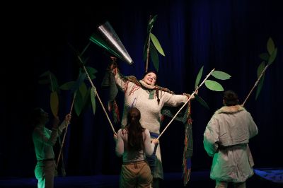 El Teatro Nacional Chilenos presentó la obra familiar “Naturaleza Infinita”.