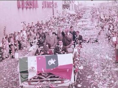 “Chile, el gran desafío” es un documental sobre la gira del Presidente Salvador Allende por distintos países, en donde se presentan escenas de manifestaciones de bienvenida, actos oficiales y más.