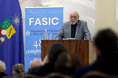 Claudio González, Secretario Ejecutivo de FASIC, relevó la necesidad de articulación entre el mundo académico y social, en especial con organizaciones de derechos humanos".