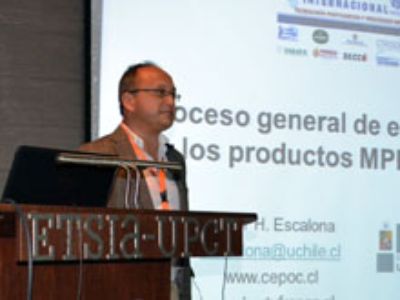 El Prof. Víctor Escalona, participó además en el "6º Seminario Internacional: Avances en biotecnología, tecnología y patología hortofrutícola postcosecha".