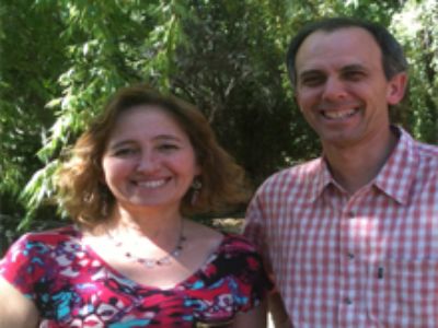 Los académicos del Departamento de Producción Agrícola, Cecilia Baginsky y Ricardo Pertuzé.