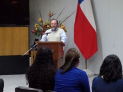 El Vicedecano de la Facultad de Ciencias Agronómicas, Prof. Carlos Muñoz presidió la Ceremonia de Cierre del Programa.