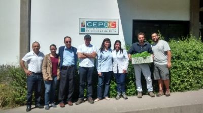 Visita de los investigadores los Sres. Velasco y Berasain a las instalaciones del CEPOC