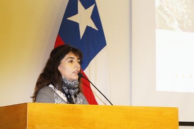 La Dra. Maruja Cortés académica, especialista en desarrollo rural. Departamento de Economía Agraria de la Facultad de Ciencias Agronómicas de  la Universidad de Chile.