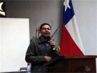 Carlos Inestroza de Honduras, durante el seminario.