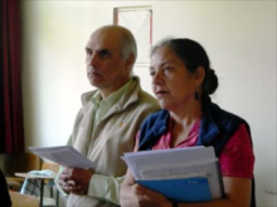 El taller contó con la presencia, como jurados, de los profesores Verónica Díaz M. y Gabino Reginato M.