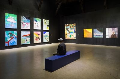 "Los artias de "Salón de Pintura fueron convocados a reflexionar en periodos de estallido social, pandemia y a realizar la experiencia estética de la pintura contemporánea.