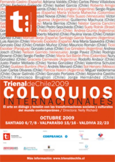El próximo 6 de octubre comienzan los coloquios internacionales en los que participarán académicos de la Facultad de Artes de la Universidad de Chile.